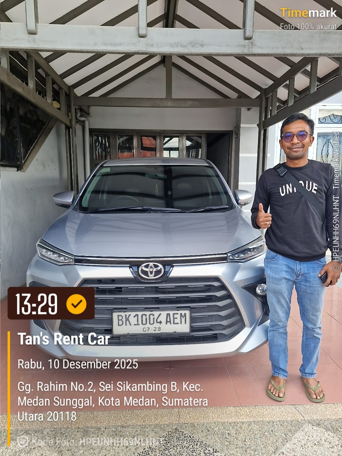 Pelanggan TAN'S RENT CAR